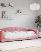 vidaXL Кушетка розова 80x200 см кадифе