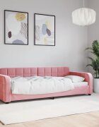 vidaXL Кушетка розова 80x200 см кадифе