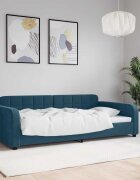 vidaXL Кушетка синя 100x200 см кадифе