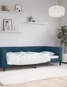 vidaXL Кушетка синя 100x200 см кадифе