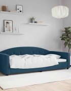vidaXL Кушетка синя 100x200 см кадифе