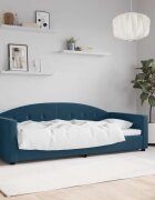 vidaXL Кушетка синя 90x200 см кадифе