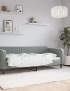 vidaXL Кушетка светлосива 80x200 см кадифе