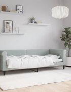 vidaXL Кушетка светлосива 80x200 см кадифе