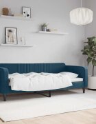 vidaXL Кушетка тъмносиня 80x200 см кадифе