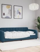vidaXL Кушетка тъмносиня 80x200 см кадифе