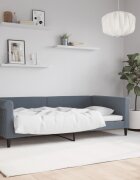 vidaXL Кушетка тъмносиво 100x200 см кадифе