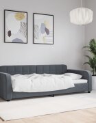 vidaXL Кушетка тъмносиво 90x200 см кадифе