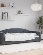 vidaXL Кушетка тъмносиво 90x200 см кадифе
