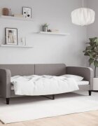 vidaXL Кушетка таупе 100x200 см плат
