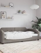 vidaXL Кушетка таупе 90x200 см плат