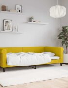 vidaXL Кушетка жълта 100x200 см кадифе