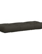 vidaXL Кушон за палет VIANEN 100% полиестер Антрацит 120 x 40 x 12 cm