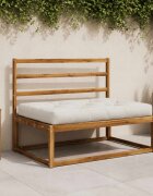 vidaXL Кушон за палет VIANEN 100% полиестер Бяло 120 x 60 x 12 cm