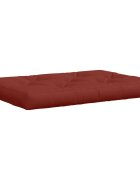 vidaXL Кушон за палет VIANEN 100% полиестер Червено 120 x 80 x 12 cm