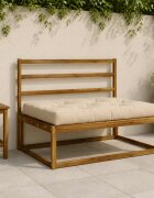 vidaXL Кушон за палет VIANEN 100% полиестер Кремаво 120 x 60 x 12 cm