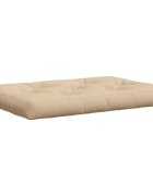 vidaXL Кушон за палет VIANEN 100% полиестер Кремаво 120 x 80 x 12 cm