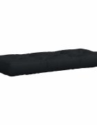 vidaXL Кушон за палет VIANEN 100% полиестер Тъмен син 120 x 40 x 12 cm