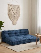 vidaXL Кушон за палетен диван 2 бр. Текстил Индийски 120 x 80 x 38 см