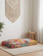 vidaXL Кушон за палетен диван Многоцветен 120 x 80 x 12 cm Текстил