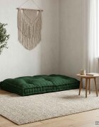 vidaXL Кушон за палетен диван Зелено 120 x 80 x 12 cm Текстил