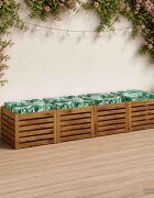 vidaXL Кушони за сядане 4 броя VUGHT 4 pcs 100% полиестер