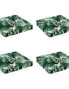 vidaXL Кушони за сядане 4 броя VUGHT 4 pcs 100% полиестер