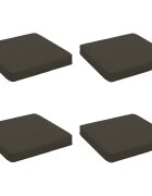 vidaXL Кушони за сядане 4 броя VUGHT 4 pcs 100% полиестер Антрацит