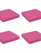 vidaXL Кушони за сядане 4 броя VUGHT 4 pcs 100% полиестер Розово