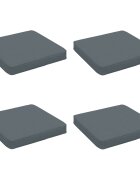 vidaXL Кушони за сядане 4 броя VUGHT 4 pcs 100% полиестер Синьо