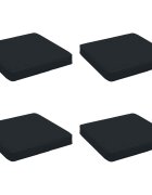 vidaXL Кушони за сядане 4 броя VUGHT 4 pcs 100% полиестер Тъмен син