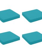 vidaXL Кушони за сядане 4 броя VUGHT 4 pcs 100% полиестер Тюркоаз