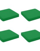 vidaXL Кушони за сядане 4 броя VUGHT 4 pcs 100% полиестер Зелено