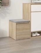 vidaXL Кутия с чекмедже дъб сонома 405x40x40 см инженерно дърво