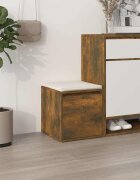 vidaXL Кутия с чекмедже опушен дъб 405x40x40 см инженерно дърво