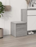 vidaXL Кутия с чекмедже сив сонома 405x40x40 см инженерно дърво