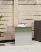 vidaXL Кутия за cushions за градинско съхранение Поцинкована стомана