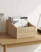 vidaXL Кутия за LP записи Дъб сонома 23 x 33 x 16 см
