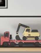 vidaXL Кутия за показване прозрачна 56x36x37 см акрил