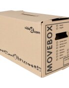 vidaXL Кутия за преместване 20 бр. Натурално 59 x 315 x 315 см