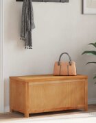 vidaXL Кутия за съхранение 90 x 45 x 45 см Масивен дъб