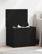 vidaXL Кутия за съхранение Черен дъб 60 x 42 x 46 cm