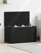 vidaXL Кутия за съхранение Черния дъб 84 x 42 x 46 cm