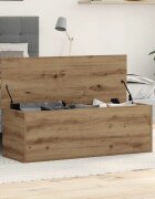 vidaXL Кутия за съхранение Дъб 102 x 35 x 35 cm Инженерна дървесина