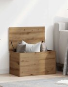 vidaXL Кутия за съхранение Дъб 60 x 35 x 35 cm Инженерна дървесина
