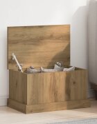 vidaXL Кутия за съхранение дъб артизан 30x50x28 cm инженерно дърво