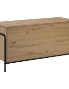 vidaXL Кутия за съхранение Дъб артизан 80 x 40 x 495 см