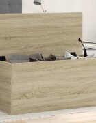 vidaXL Кутия за съхранение дъб сонома 100x42x46 см инженерно дърво