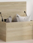 vidaXL Кутия за съхранение дъб сонома 60x35x35 см инженерно дърво