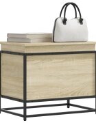 vidaXL Кутия за съхранение дъб сонома 60x40x515 см инженерно дърво